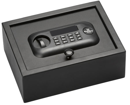 Bulldog BD1030 Digital Entry Top Open Vault Black Powder Coat Steel 11.80" x 8.70" x 4"