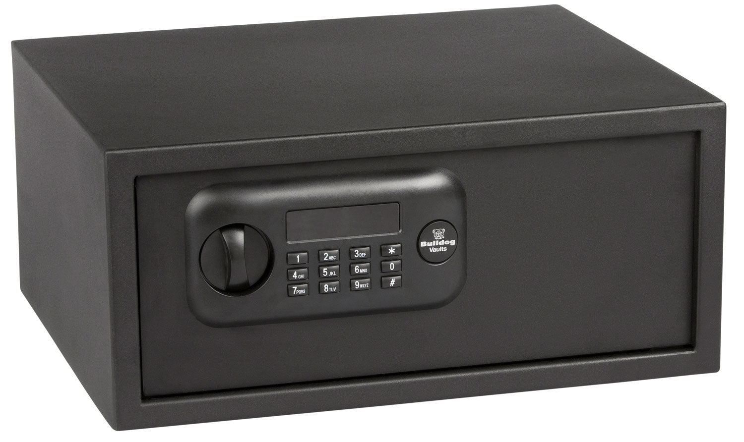 Bulldog BD1035 Laptop Vault Electronic Keypad & Key Entry Black Powder Coat Steel 17" x 14.5" x 7.7"