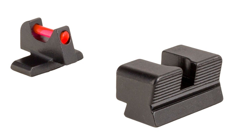 Trijicon 601050 Fiber Optic Sight Set Red Front Black Rear Sig Sauer P225/P226/P228