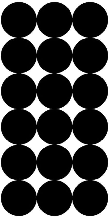 Pro-Shot SplatterShot Self-Adhesive 1" Black Target Repair Pasters Pack of 216