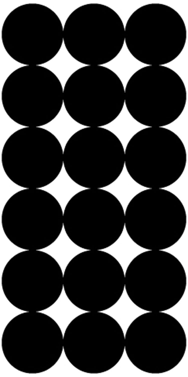Pro-Shot SplatterShot Self-Adhesive 1" Black Target Repair Pasters Pack of 216