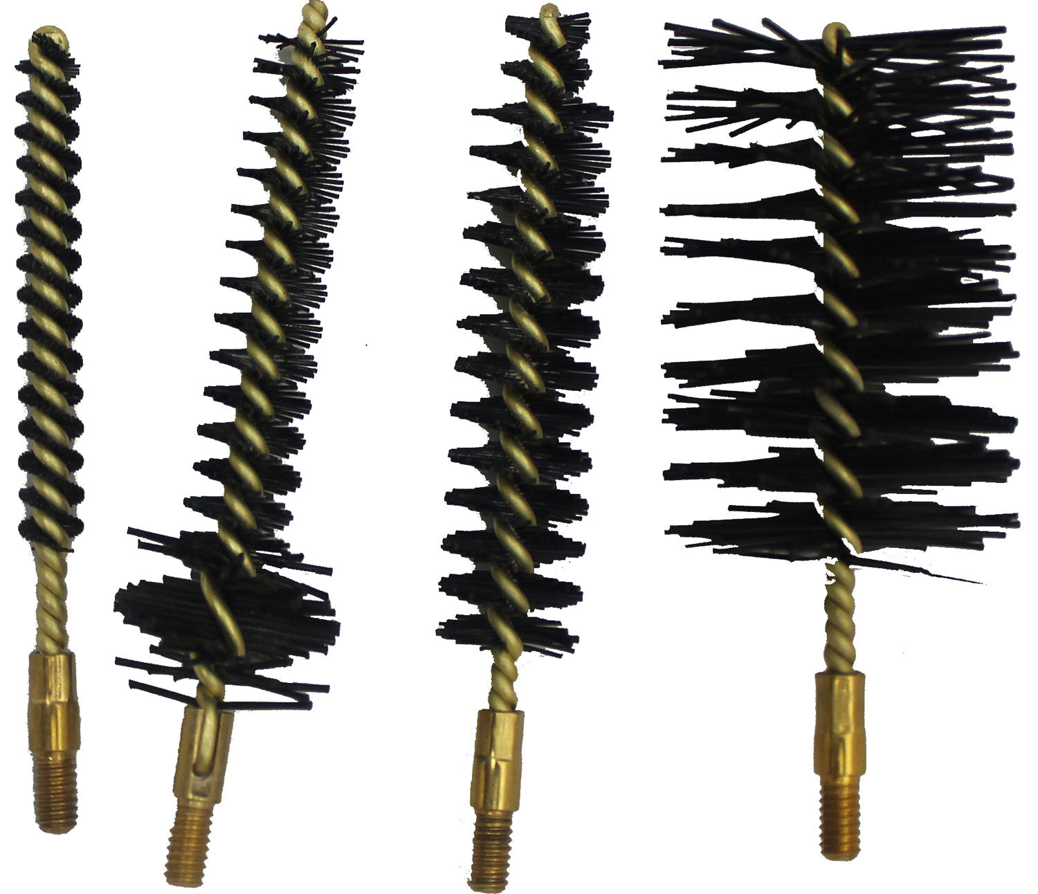 Pro-Shot .223/5.56mm AR-15 Total Fouling Removal Kit 4 Brushes Brass Core Nylon Bristles #8-32 Thread
