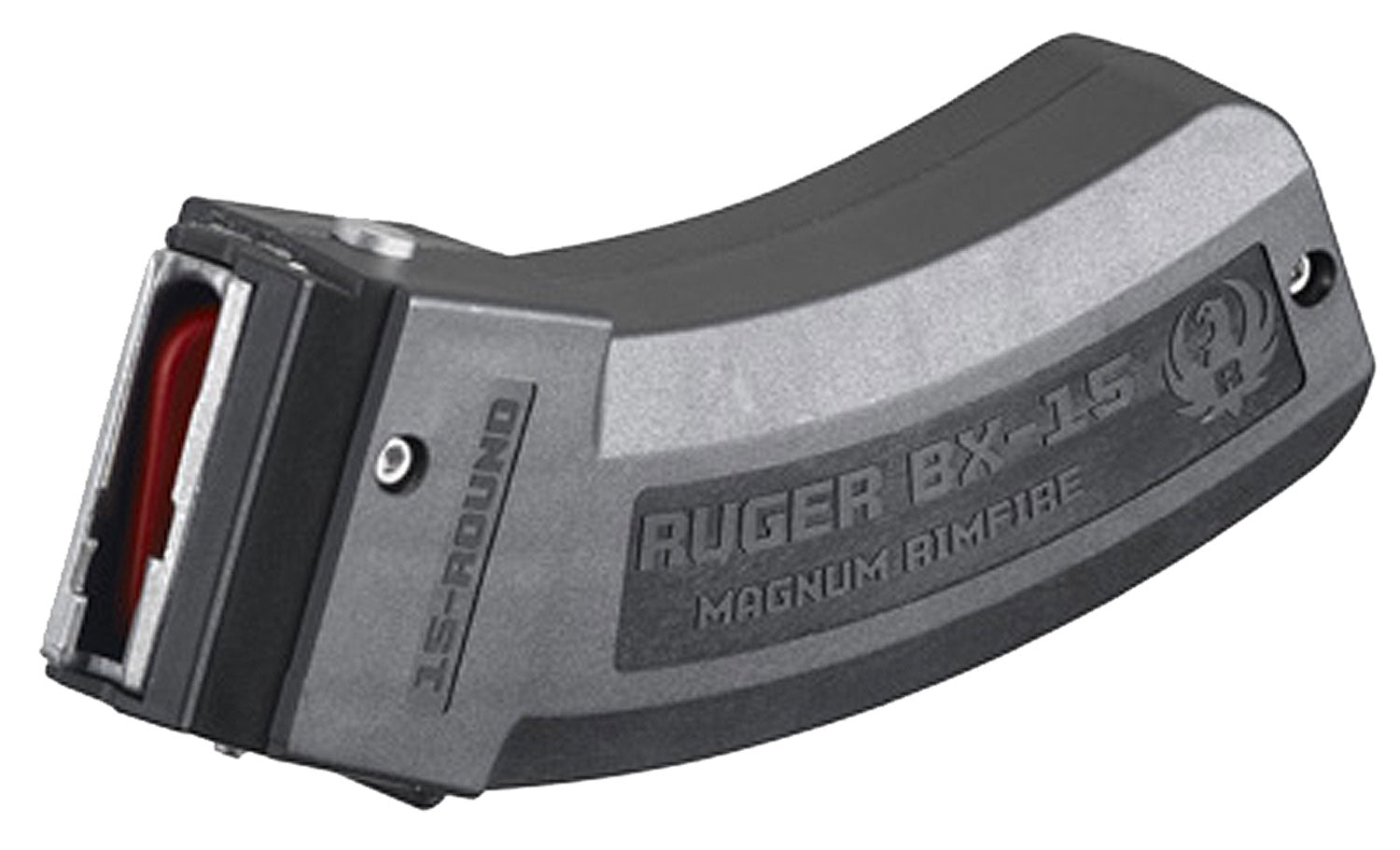 Ruger 90585 BX-15 Replacement Magazine 15rd 17 HMR/22 WMR American Rimfire/77 Black