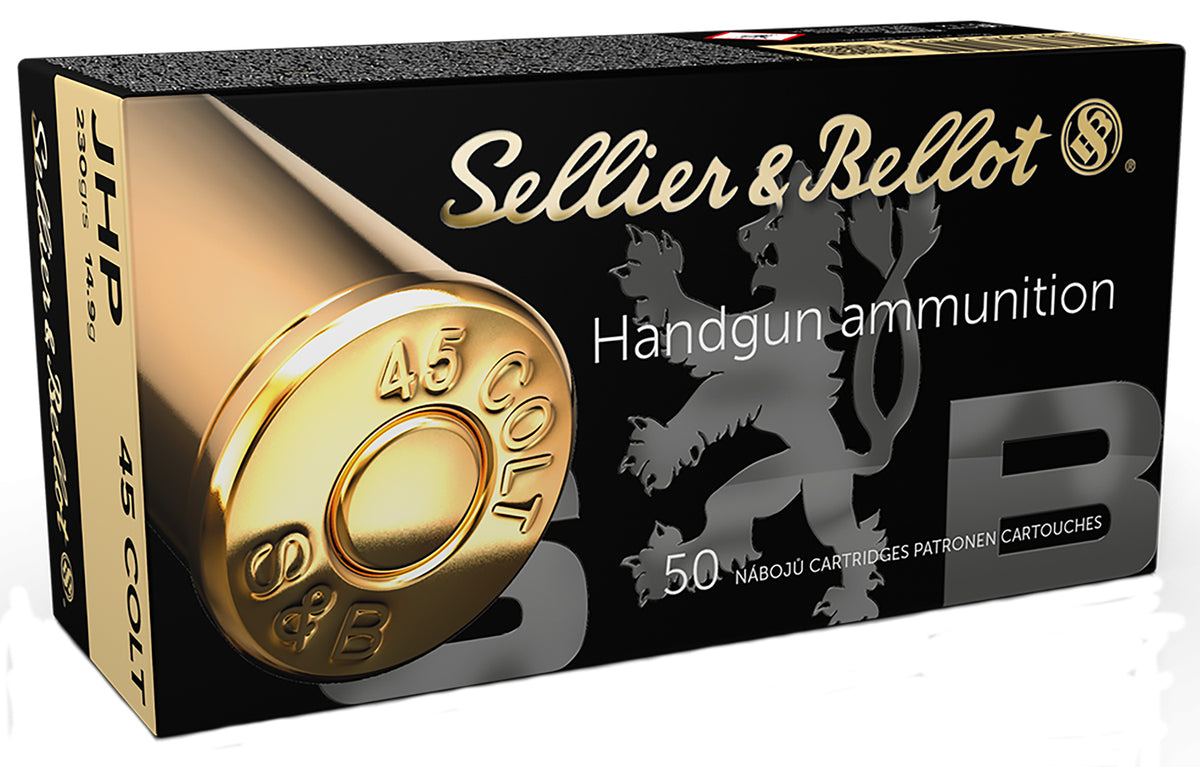Sellier & Bellot (S&B)  Jacketed Hollow Point 230 Grain .45 Long Colt 830 fps
