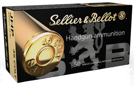 Sellier & Bellot (S&B)  Jacketed Hollow Point 230 Grain .45 Long Colt 830 fps