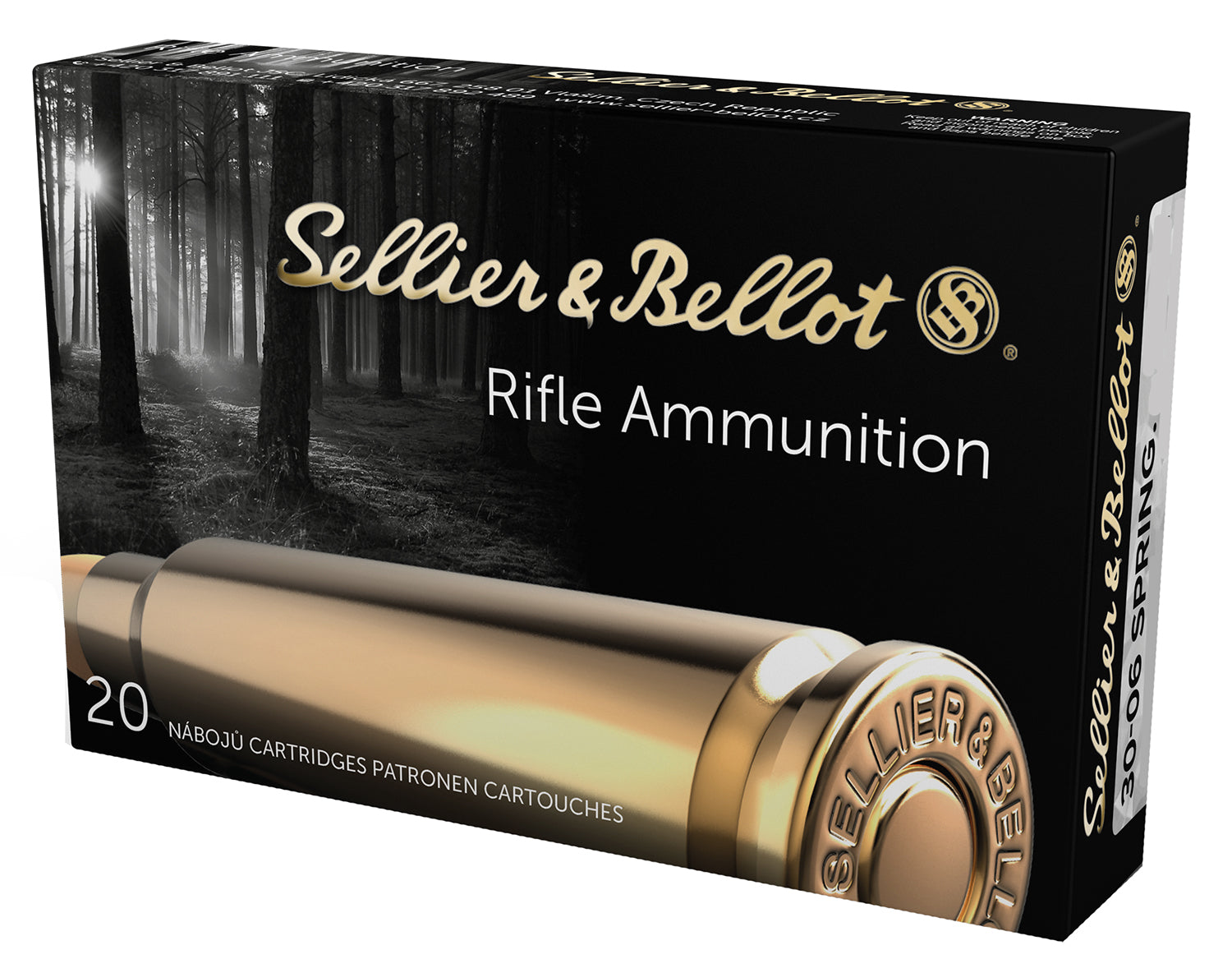 Sellier and Bellot Rifle .30-06 Springfield 147 grain Full Metal Jacket ammunition