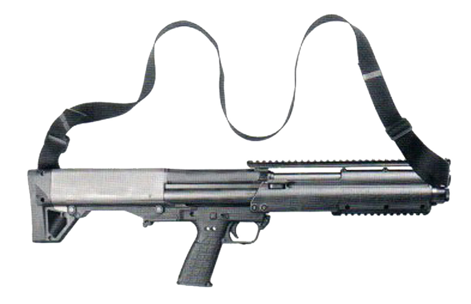 Kel-Tec KSG803 Black Nylon AR Sling with Sling Sliders and Keepers