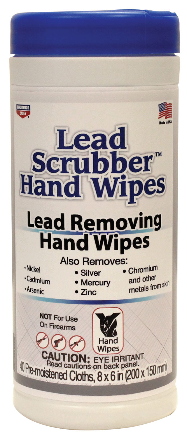 Birchwood Casey 40-Count Lead Scrubber 8x6 Inch Range Cleaning Wipes