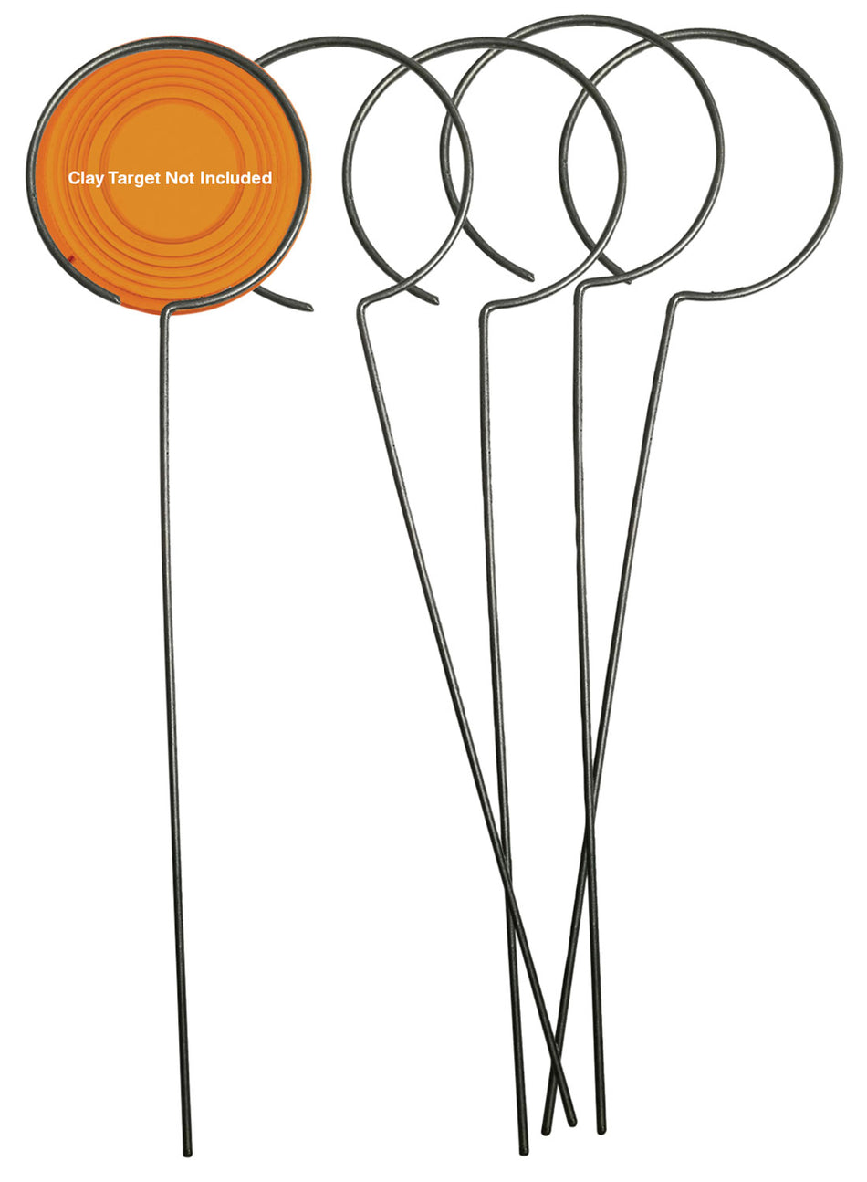 Birchwood Casey Clay Holder Wire Stand Silver Standing Target Stand 5 Pack 49010
