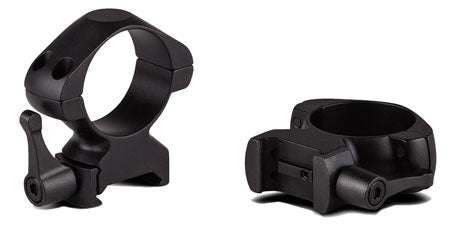 Konus 7406 High-Profile QR Steel Scope Rings 1" Matte Black Weaver/Picatinny 0 MOA