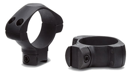 Konus 7419 Medium-Profile Steel Scope Rings 30mm Black 3/8" Grooved Rail for .22 and Airguns 0 MOA
