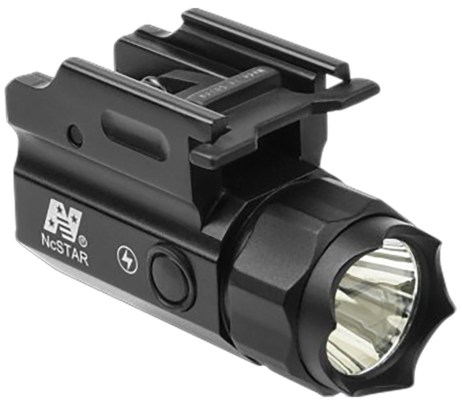 NcStar ACQPTF Black 150 Lumen Cree LED Pistol Flashlight with Strobe Quick-Release Weaver Mount