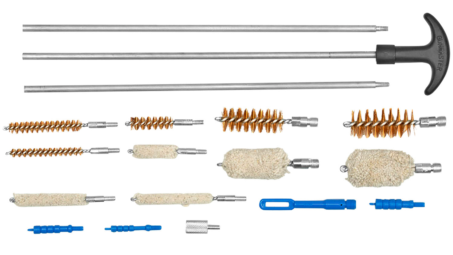 DAC GunMaster Slimline Multi-Caliber Universal Firearm Cleaning Kit 19 Pieces