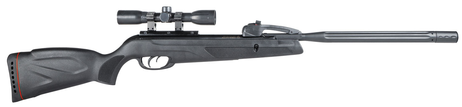 Gamo Swarm Whisper .177 Caliber 10-Shot Gas Piston Air Rifle Non-Slip Stock Whisper Tech 4x32 Scope