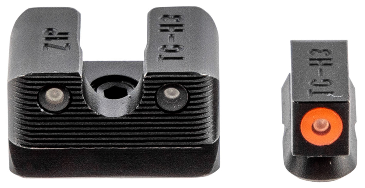 TruGlo Tritium Pro Night Sights Green Tritium Orange Outline Front & Green Rear TG231Z1C