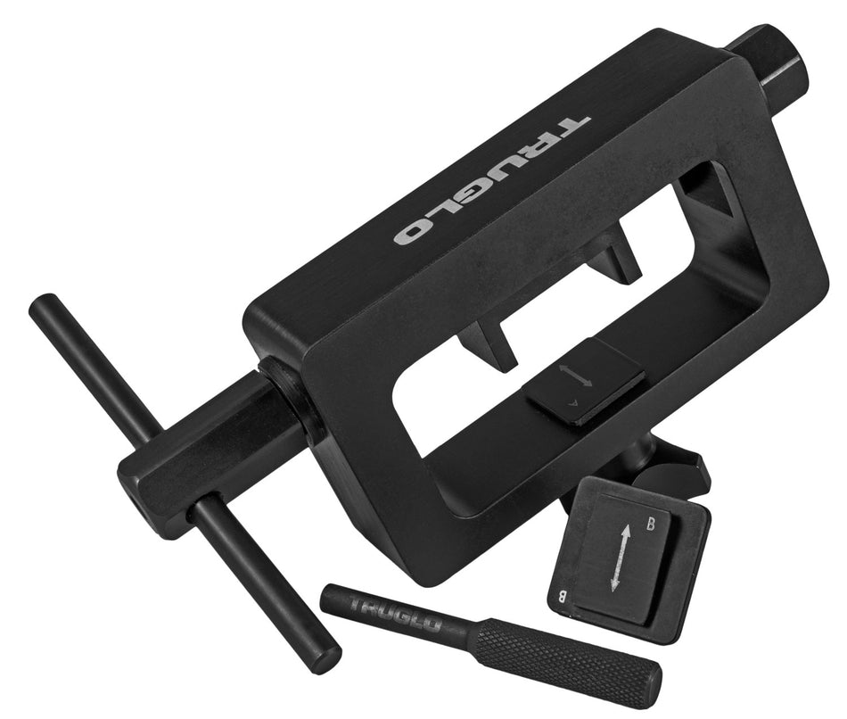 TruGlo TG970GR Front Rear Sight Tool Steel Black Glock Walther Night Sight Compatible