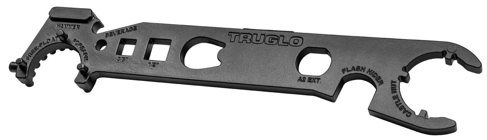 TruGlo TG973B AR Platform Black Steel Armorer's Wrench Including 1911 Bushing Tool and Takedown Pin Pusher