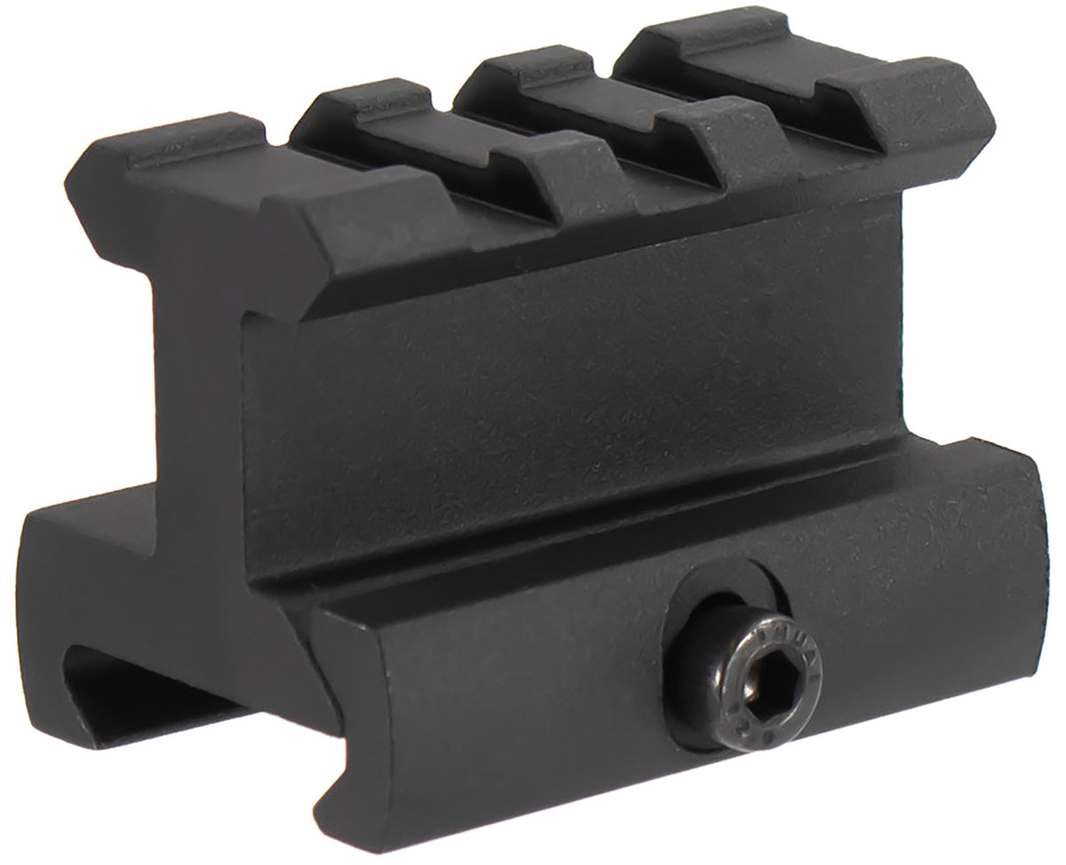 Aim Sports ML111 Picatinny Rail Riser Mount 1" Height Black Anodized Aluminum