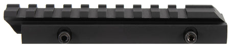 Aim Sports MT012L Picatinny 5" Riser Mount 0.5" Height Black Anodized Aluminum