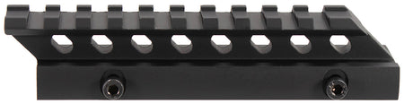 Aim Sports MT012M Picatinny 5" Riser Mount 0.75" Height Black Anodized Aluminum