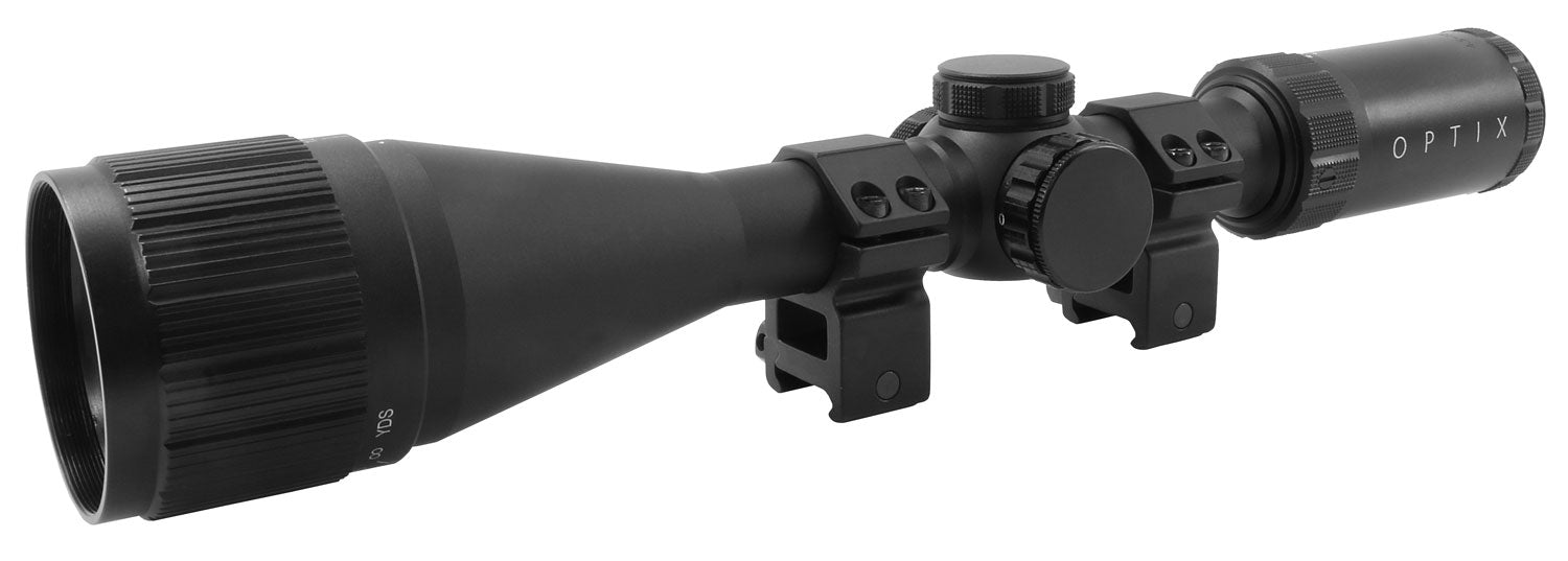 BSA OPTIX 4.5-18x44mm Black Matte Illuminated Green/Red BDC-8 Rifle Scope AO
