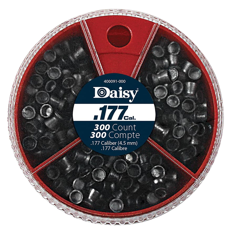 Daisy 987781406 .177 Multi-Style Lead Airgun Pellet Assortment 300-Count Tin