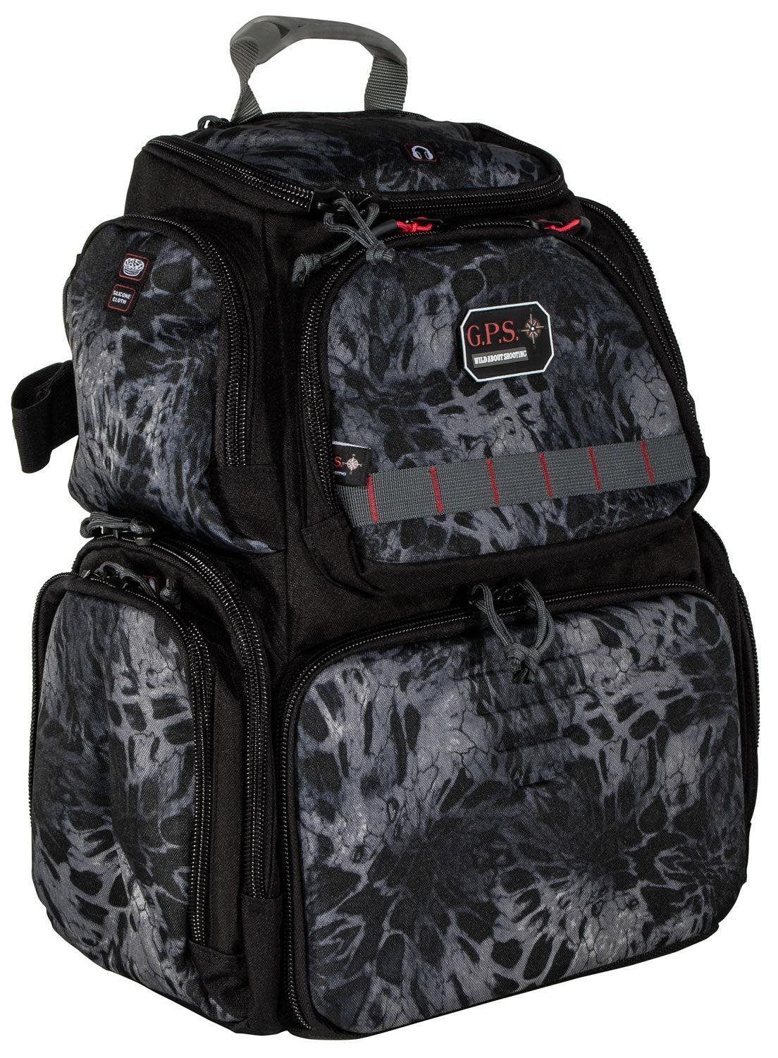 GPS Handgunner Backpack PRYM1 Blackout 1000D Nylon with 4-Handgun Foam Cradle