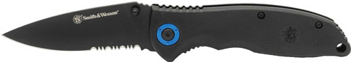 Smith & Wesson Clip Folder 3.25" Folding Knife with Keychain Bottle Opener Included