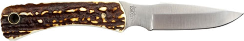 Uncle Henry Next Gen Staglon 3.1 Inch Caper Blade Fixed Knife with Leather Sheath