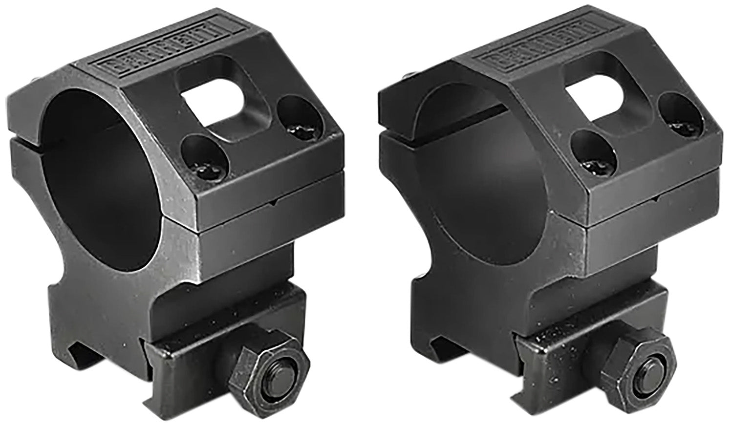 Barrett ZERO-GAP Rings Matte Black Anodized 30mm High Profile