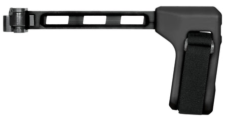 SB Tactical FS1913-01-SB Left Side-Folding AR Pistol Brace Black with Adjustable Nylon Strap