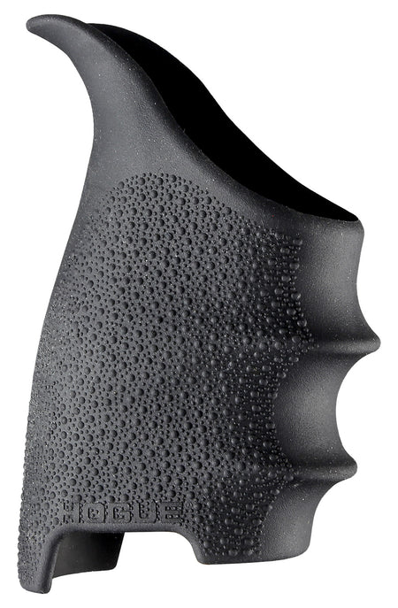 Hogue HandAll Beavertail Grip Sleeve Sig P320 - Black Finish Rubber with Finger Grooves