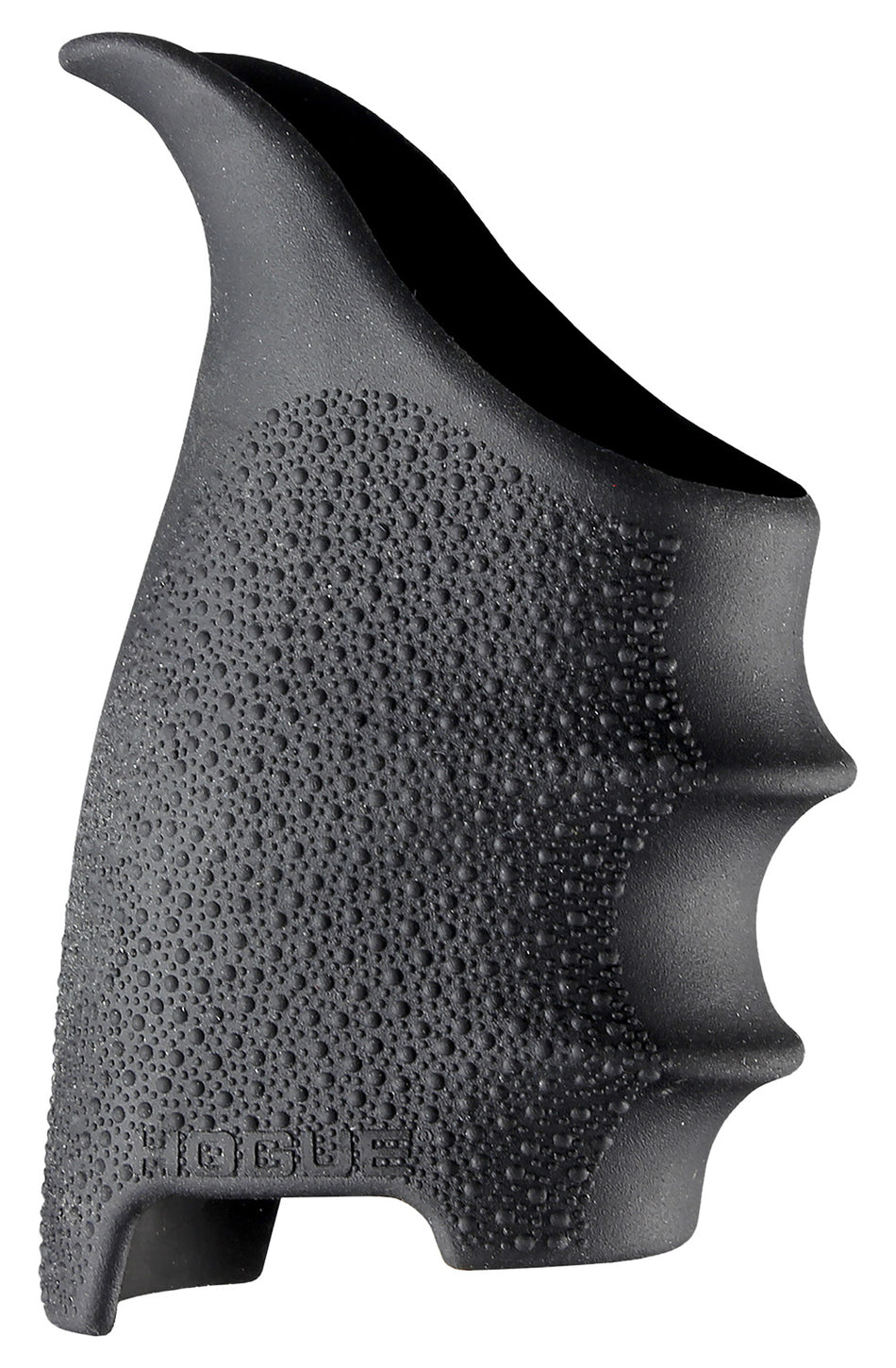 Hogue HandAll Beavertail Grip Sleeve Sig P320 - Black Finish Rubber with Finger Grooves