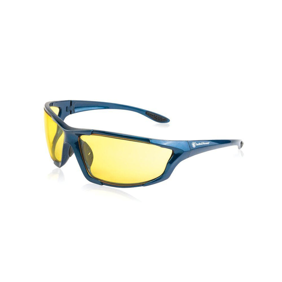 Smith & Wesson Major Amber Lens Full Frame Blue Shooting Safety Glasses