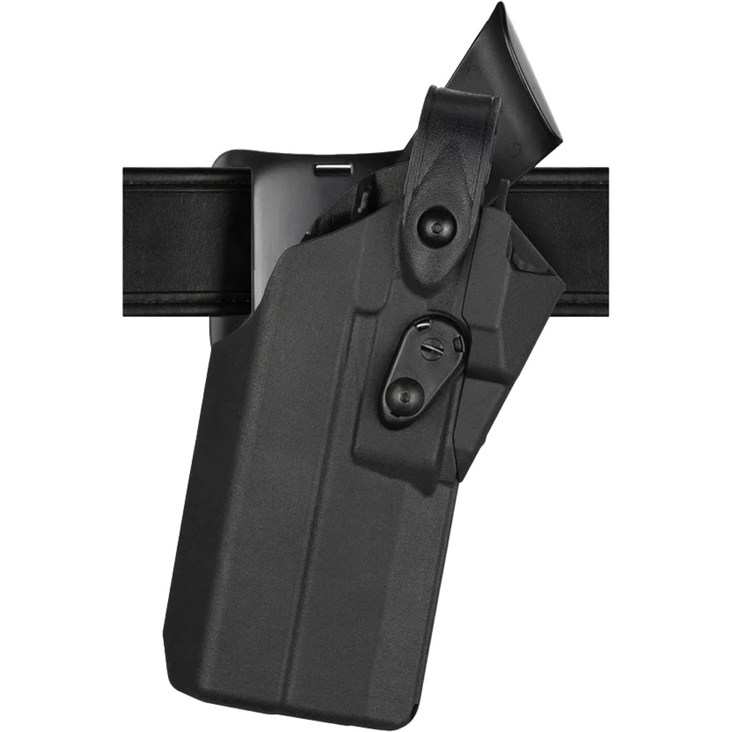 Safariland 7360RDS OWB Duty Holster Glock 17/22 with TLR7 Light SafSev Plain Black RH