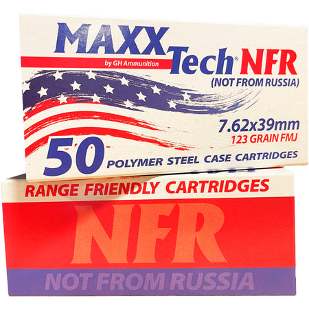 MaxxTech NFR Full Metal Jacket 123 Grain 7.62x39mm