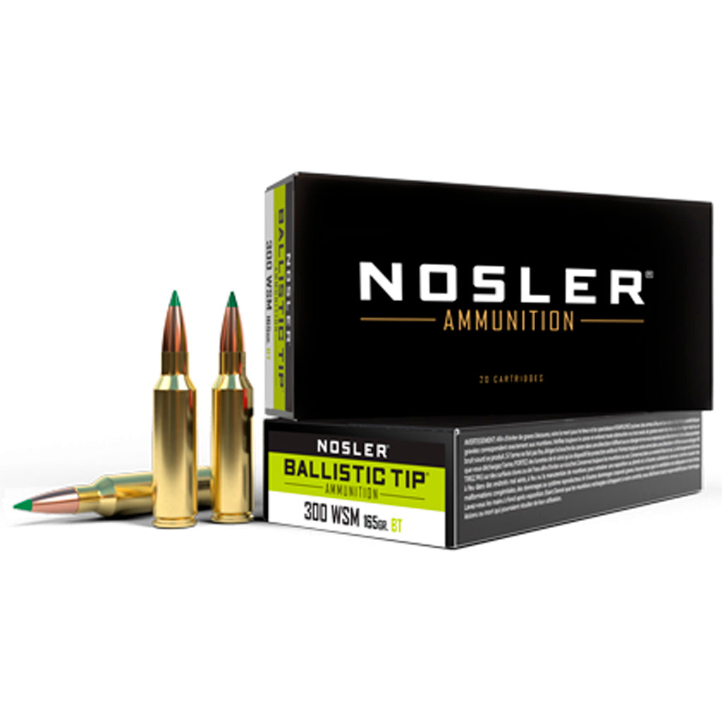 Nosler Ballistic Tip .300 Winchester Mag 165 grain SP ammunition