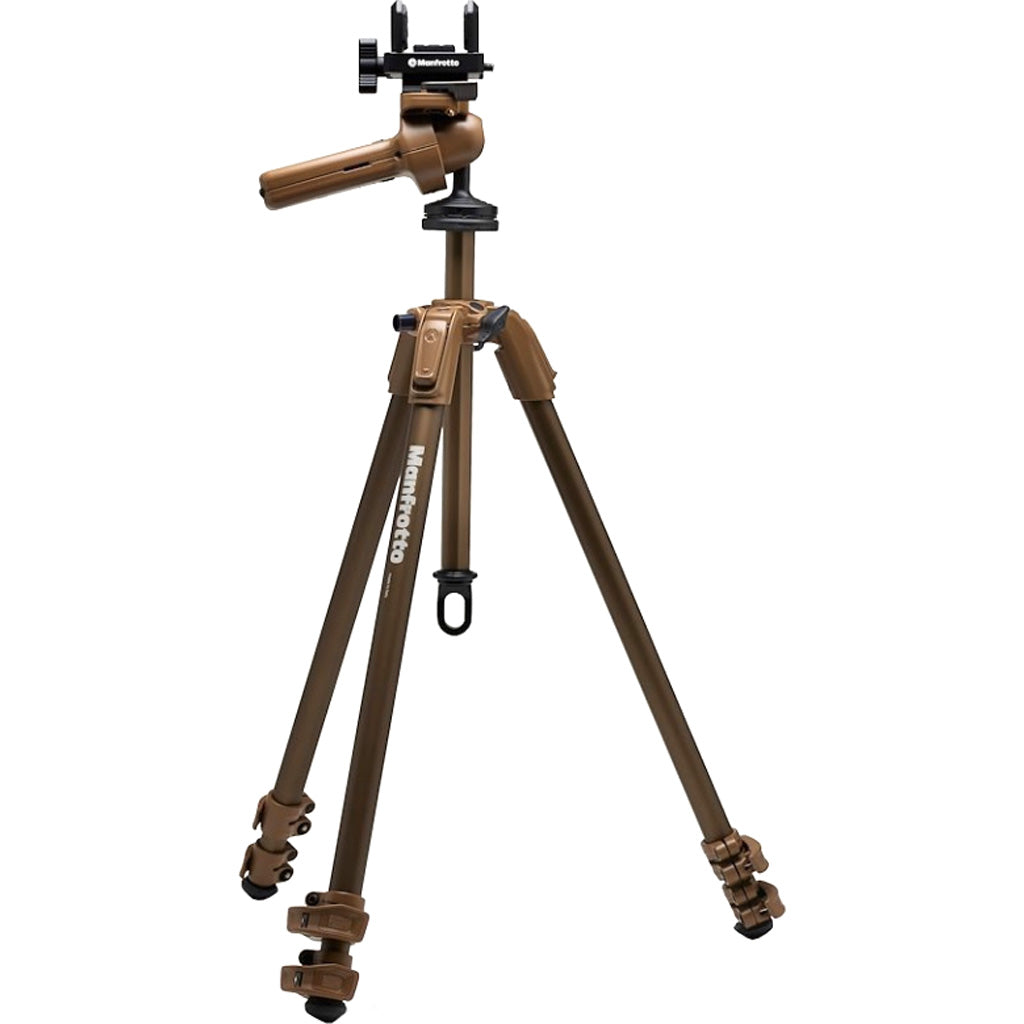 Manfrotto Alpha SHOT Grip Tripod 2-in-1 Shooting Kit Brown