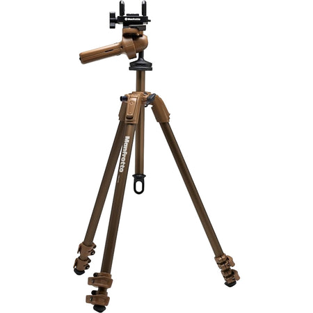 Manfrotto Alpha SHOT Grip Tripod 2-in-1 Shooting Kit Brown