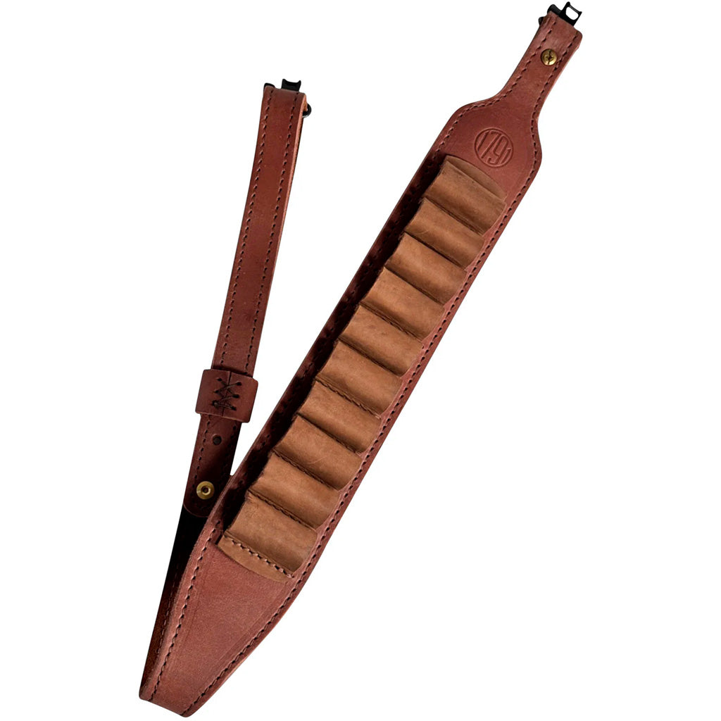 1791 HUNT 12 ga. Brown Ammo Sling Ambidextrous Leather