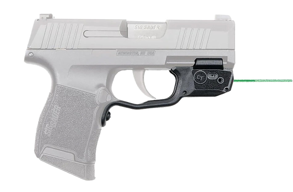 Crimson Trace Laserguard Fits Sig P365/P365XL/P365SAS - Green Laser, Trigger Guard Mount