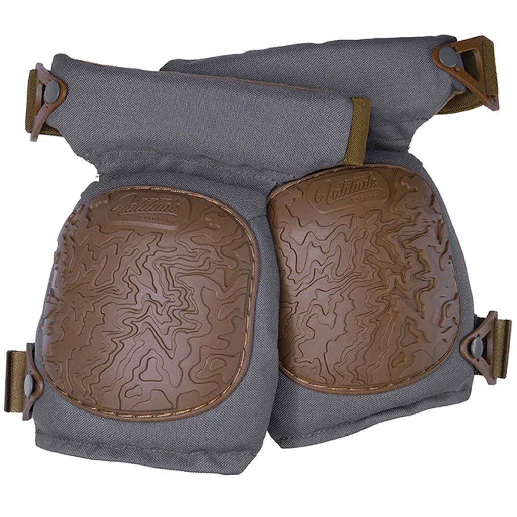 Latitude Grey Rubberized Grip Hunting Knee Pads
