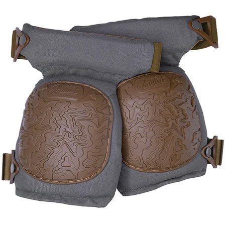 Latitude Grey Rubberized Grip Hunting Knee Pads