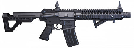 Crosman DSBR 177 Cal CO2 Full Auto BB Rifle DPMS SBR Style Black Receiver 25-Round Magazine 6-Position Butt Stock