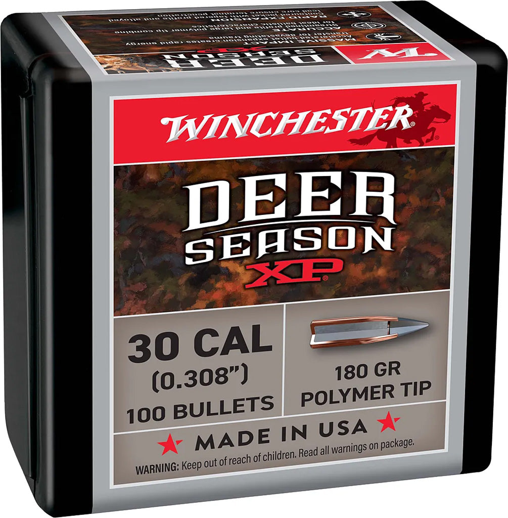 Winchester Deer Season XP Rifle Bullets 30 Cal 180 gr Component 100/ct