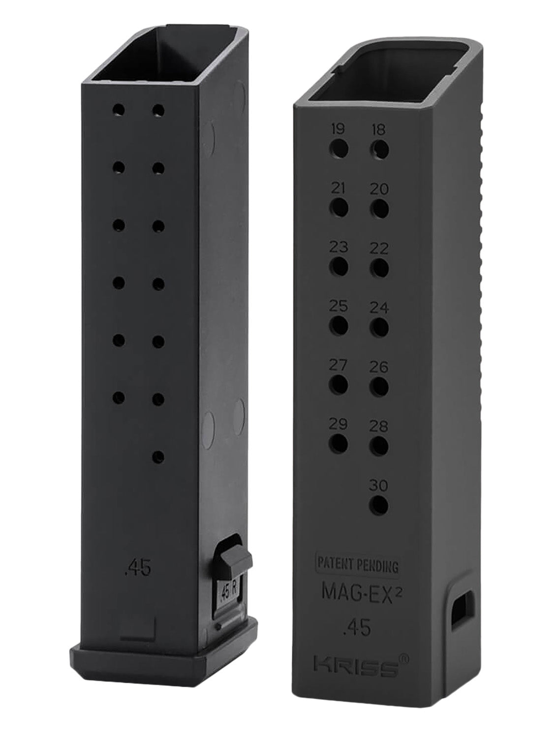 Kriss USA KVAMX2K90BL00 Mag-Ex2 9mm Luger Capacity Extending Kit for Glock 17 Black