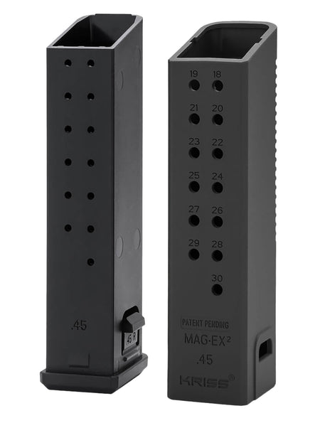 Kriss USA KVAMX2K90BL00 Mag-Ex2 9mm Luger Capacity Extending Kit for Glock 17 Black