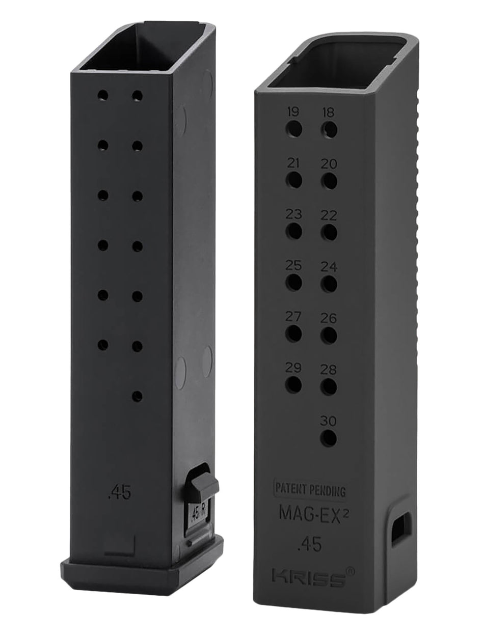 Kriss USA KVAMX2K90BL00 Mag-Ex2 9mm Luger Capacity Extending Kit for Glock 17 Black