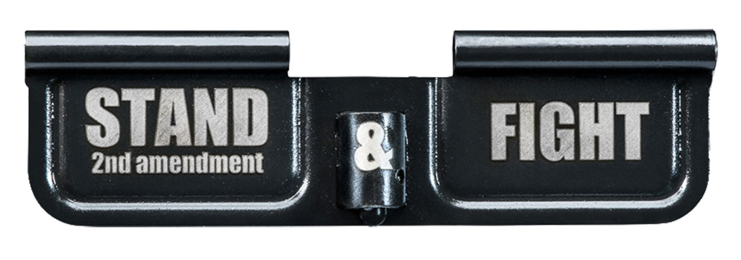 Phase 5 EPCSTAND AR-15 Parkerized Steel Ejection Port Cover 3.10 Inch Stand & Fight Engraved