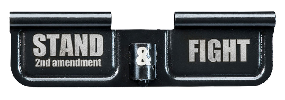 Phase 5 EPCSTAND AR-15 Parkerized Steel Ejection Port Cover 3.10 Inch Stand & Fight Engraved